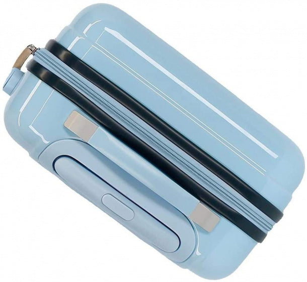 koffer Trolls junior 61 liter ABS blauw