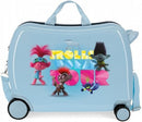 koffer Trolls junior 34 liter ABS 38 x 50 blauw