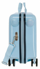 koffer Trolls junior 34 liter ABS 38 x 50 blauw