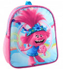 rugzak Trolls junior 7,5 liter polyester roze/blauw