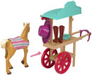 paardenspeelset Miradero Festival Rijtuig lichtbruin