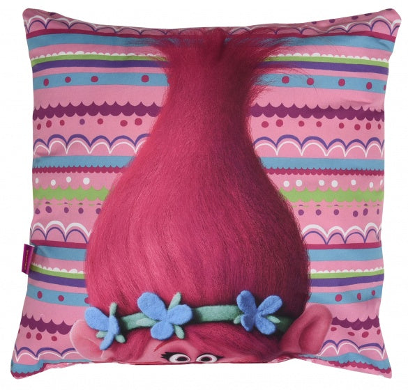 Trolls kussen roze 40 x 40 cm