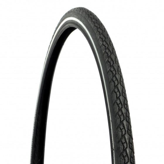 Buitenband 28 x 1 5/8 x 1 3/8 (37-622) zwart/reflectie