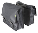 dubbele fietstas Super Shopper 50 liter nylon zwart