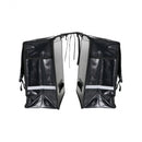 dubbele fietstas Transporter 50 liter bisonyl zwart