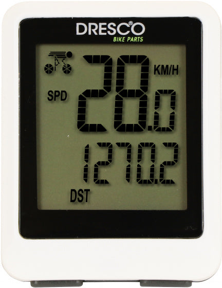 DRESCO Fietscomputer Draadls 12 Funct