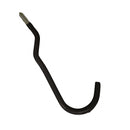 fietshaken 15 cm staal zwart 2 stuks