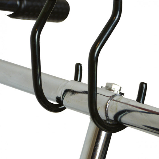 fietshaken 15 cm staal zwart 2 stuks