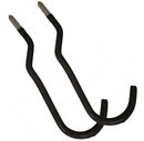 fietshaken 15 cm staal zwart 2 stuks