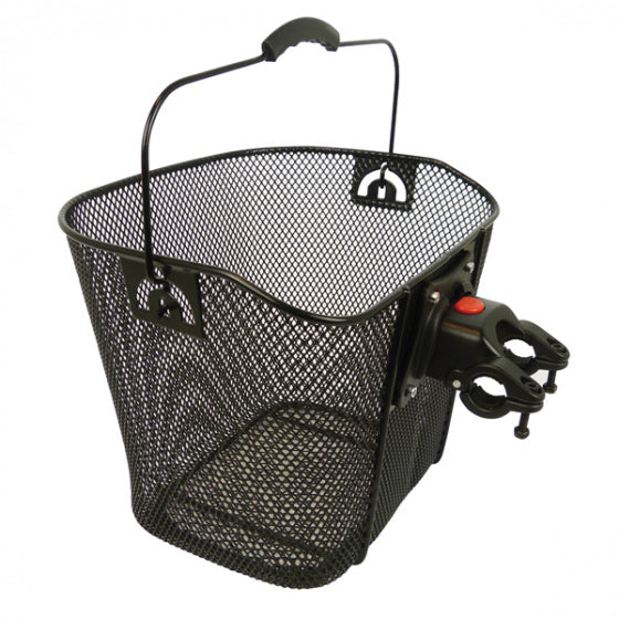 fietsmand voor 13 liter staal zwart