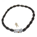 kettingslot 105 cm x 5,5 mm staal zwart/zilver