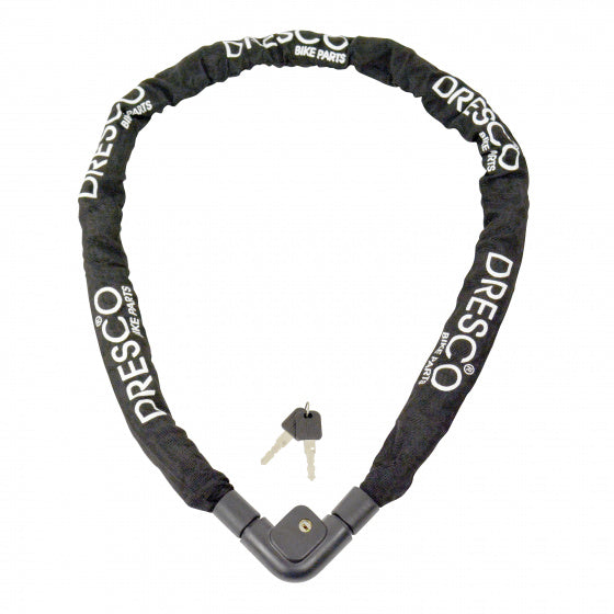 kettingslot 150 cm x 10 mm staal/polyester zwart