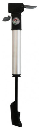 minipomp manometer 3.5 bar 27,5 cm aluminium zilver