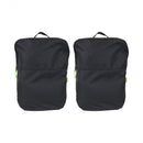 pakaftas Leisure 36 liter nylon zwart 2 stuks