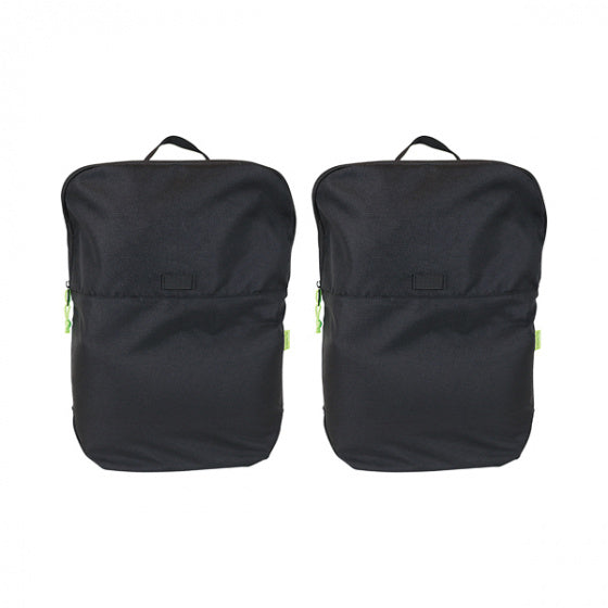 pakaftas Leisure 36 liter nylon zwart 2 stuks