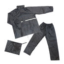 Regenpak Dresco Medium - zwart met reflectie