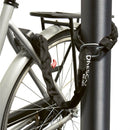 ringslot met plug-in ketting 90 cm x 5,5 mm staal zwart