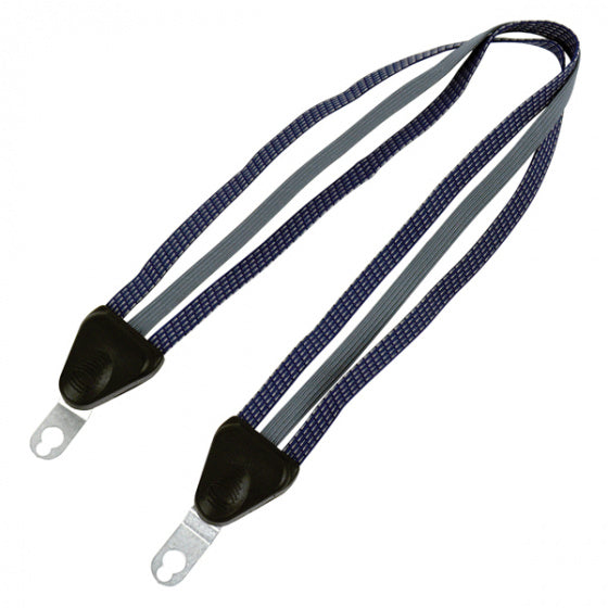 snelbinder 70-135 cm polyester blauw/grijs