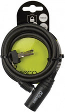 spiraalslot 150 cm RVS zwart 3-delig