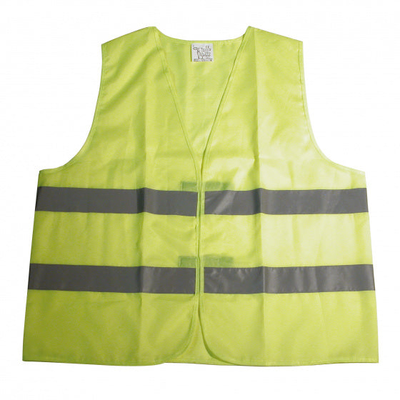 veiligheidsvest senior textiel reflectie geel one-size