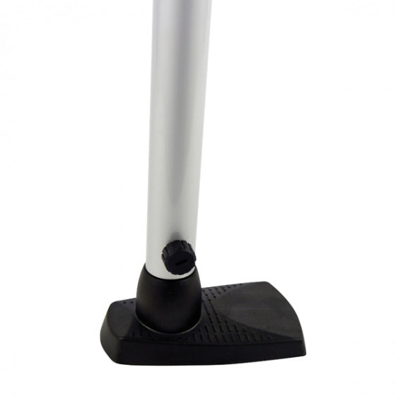 fietspomp Compact 53 cm aluminium zilver/zwart