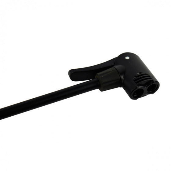 fietspomp Compact 53 cm aluminium zilver/zwart