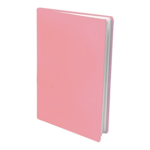 boekenkaft elastisch A4 textiel/elastaan roze