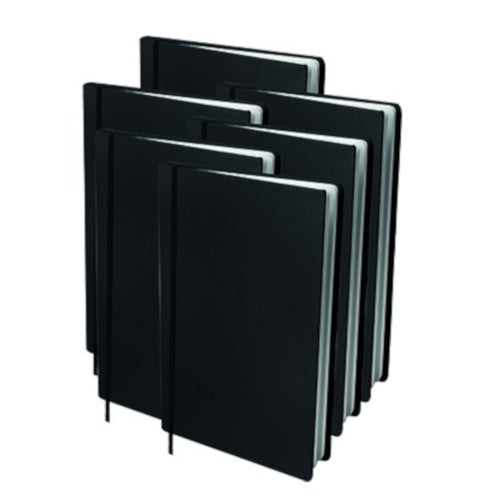 boekenkaft elastisch A4 zwart 6 stuks