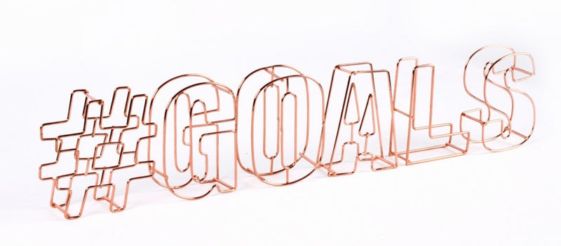 decoratie draadletters 3D