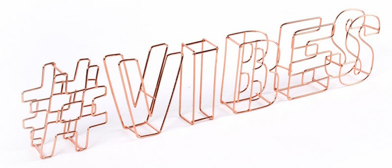 decoratie draadletters 3D