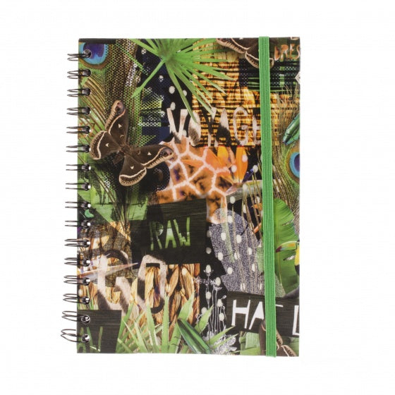 notitieboek Urban Nature A5 80 pagina's multicolor