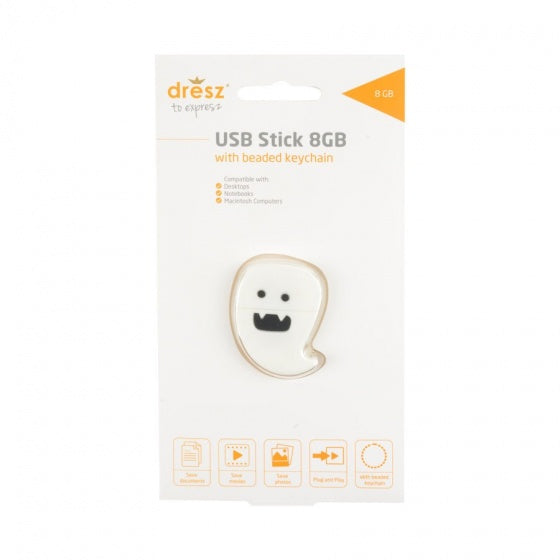 USB-stick en sleutelhanger spook 8 GB