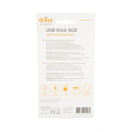 USB-stick en sleutelhanger spook 8 GB