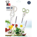 Renberg Roestvrijstalen scharenset (4 delig)