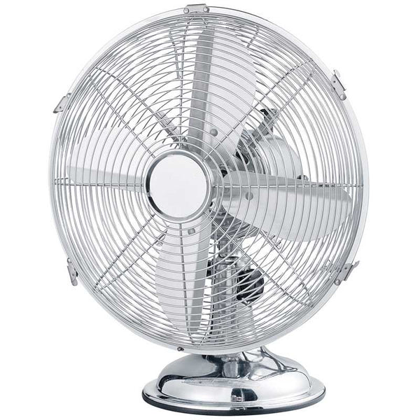 Vloerventilator chroom 30cm