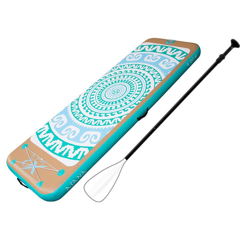 XQ Max Yoga Supboard - opblaasbaar - 245x85x15 cm