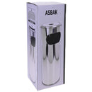 Staande Asbak met afvalbak - RVS - 20x59cm