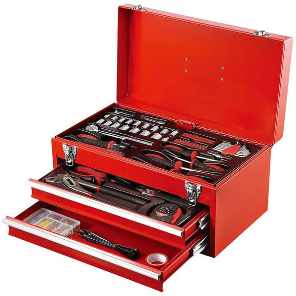 Gereedschapskist gevuld met gereedschap - 196 delig