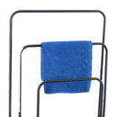 Handdoekrek staand metaal -Zwart