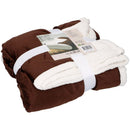 Vachtdeken 160 x 130 cm - bruin