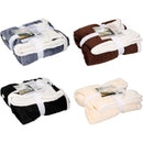 Vachtdeken 160 x 130 cm - beige