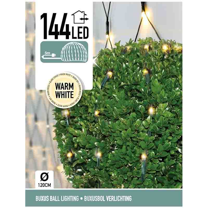 Verlichting 144LED Buxus 120cm Warm Wit - IP44