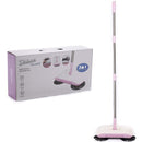 Rolveger met 3 borstelkoppen - pink