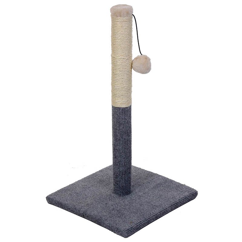 Kattenkrabpaal grijs