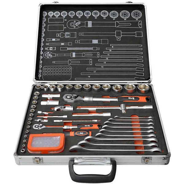 WorkMen Dopsleutelset - 80 delig