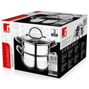 Bergner RVS 18/10 Stoompan 18cm - 2,2 liter