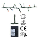 Micro Cluster - 1200 LED - 24 meter - multicolor - 8 functies