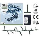 Micro Cluster 1500 LED's - 30 meter  - wit - 8 functies + geheugen