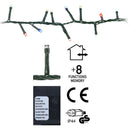 Micro Cluster - 1500 LED's - 30 meter - multicolor - 8 functies + geheugen