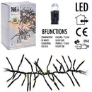 Clusterverlichting LED 768 lamps warm wit binnen/buiten